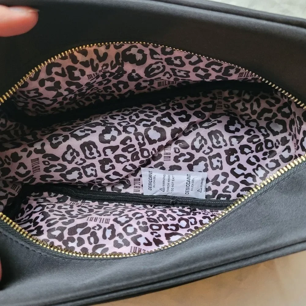 Milani Cosmetic Travel Toiletry Bag Color Black